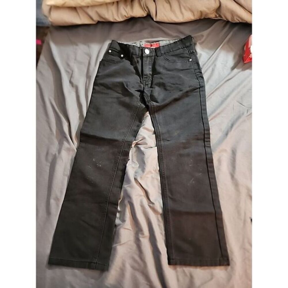 Patroncito Boy's Size 14 Jeans‎ Black Straight Leg 28x23